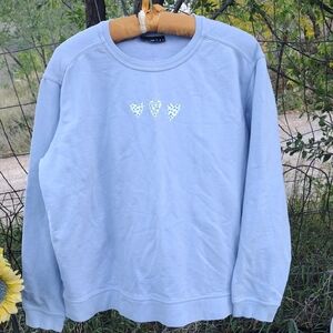 Sky Blue Women's Crewneck Sweatshirt